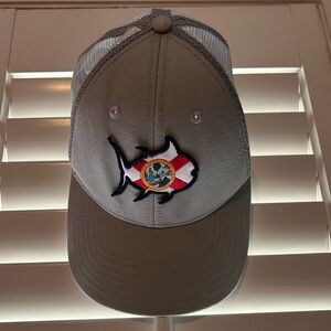 Gray Southern Tide Embroidered Trucker Hat